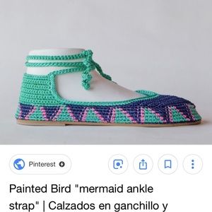 Anthropologie by painted bird flat shoes